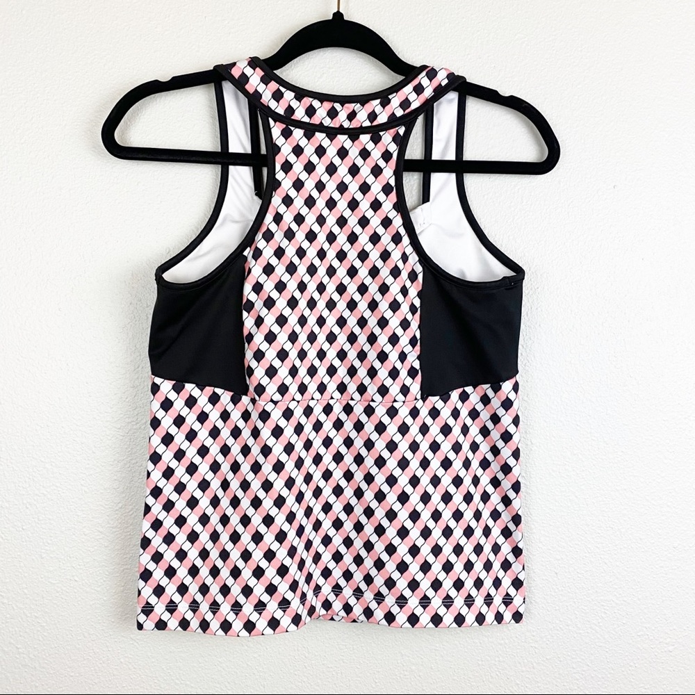💕Wimbledon Workout Racerback Tank Women’s Ruffle - Picture 6 of 6